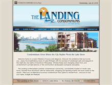 Tablet Screenshot of landingcondos.com